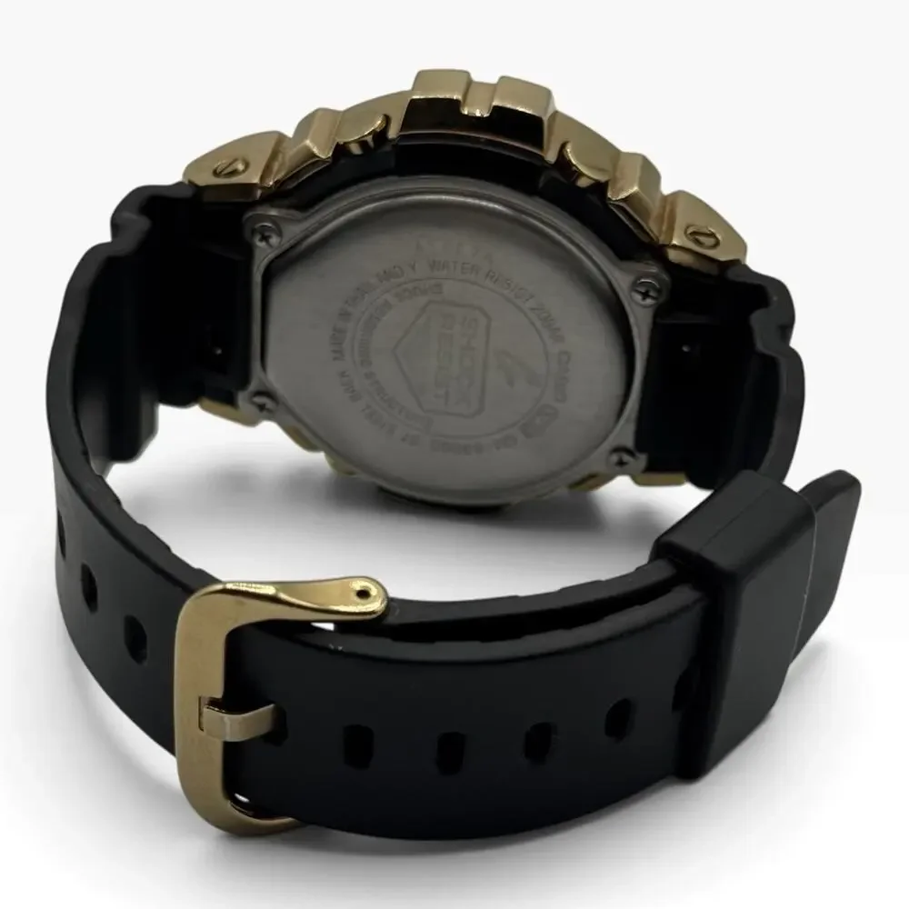 Casio G-Shock GM-6900G-9 Gold Metal Digital Watch Black Resin 3230 200M